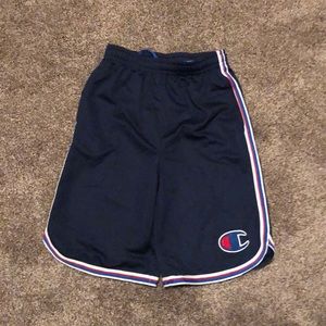 Champion navy basketball shorts